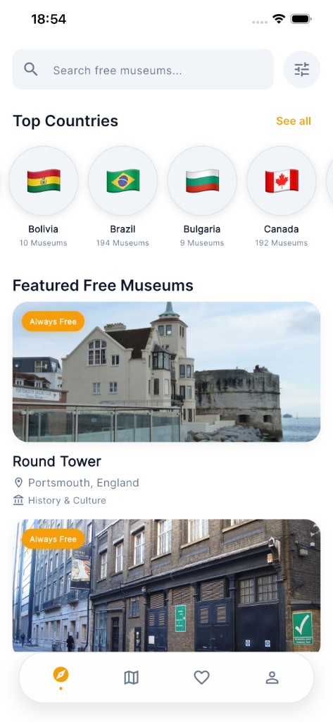 World Museums mobile app